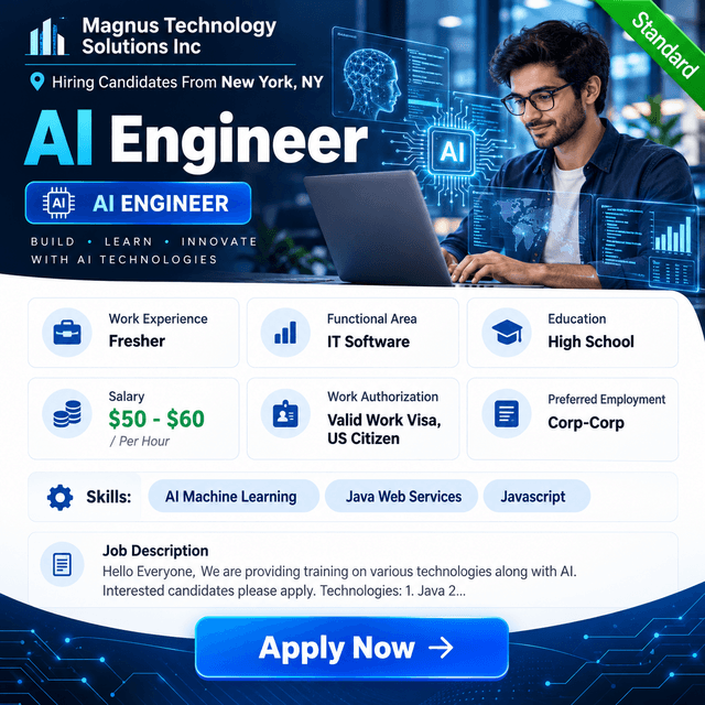 AI ENGINEER Jobs in New York, NY