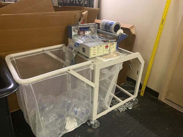 Cushman Automatic Plastic Film Wrapping Machine