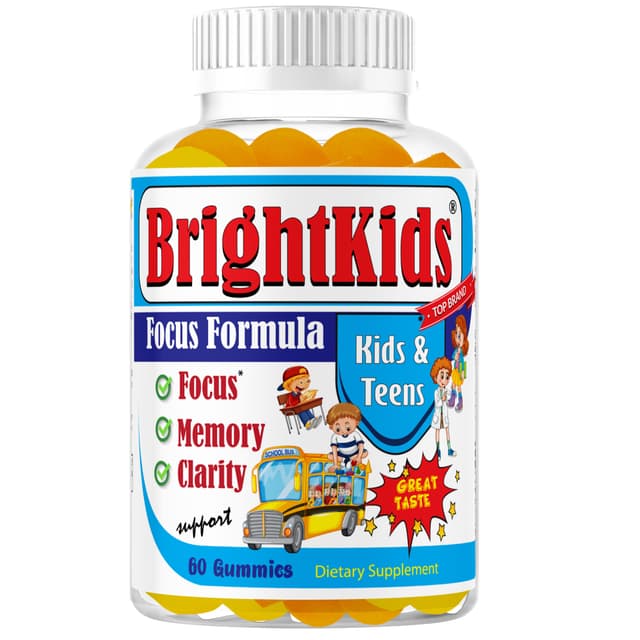 BrightKids Focus Gummies for Kids & Teens