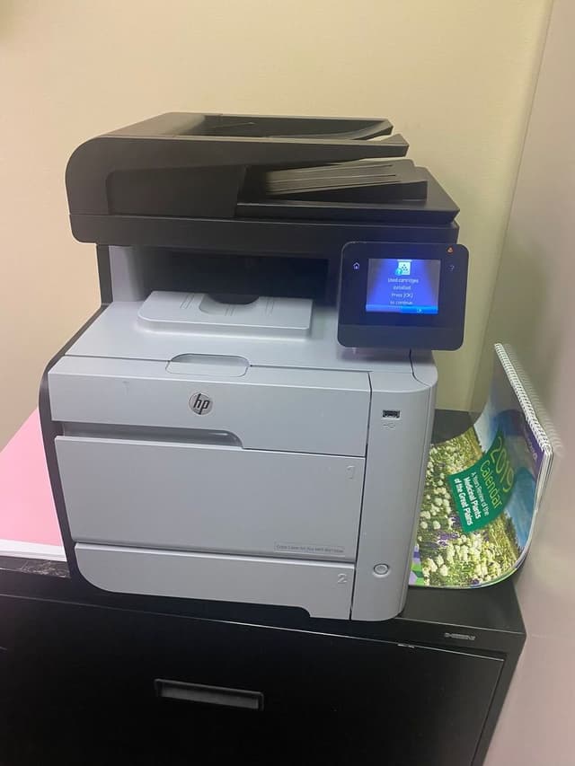 HP Color LaserJet Pro 500 All-in-One Printer – Print, Scan, Copy & Fax – Used