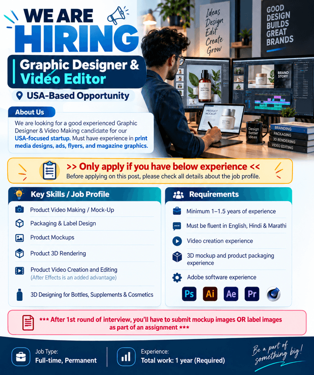 Graphic Designer & Video Editor